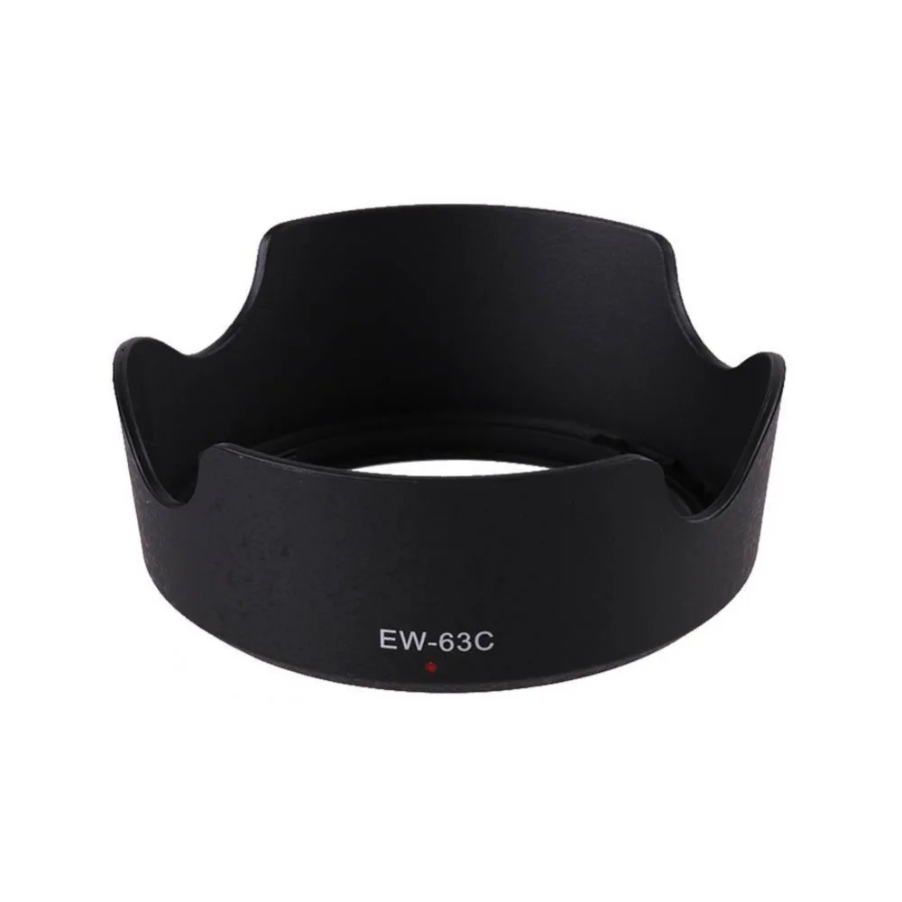 1 шт. Черный ABS бленда EW-63C EW63C для Canon EF-S 18-55 мм f/3,5-5,6 IS STM 58 мм кожух линзы для камеры протектор ew 63c