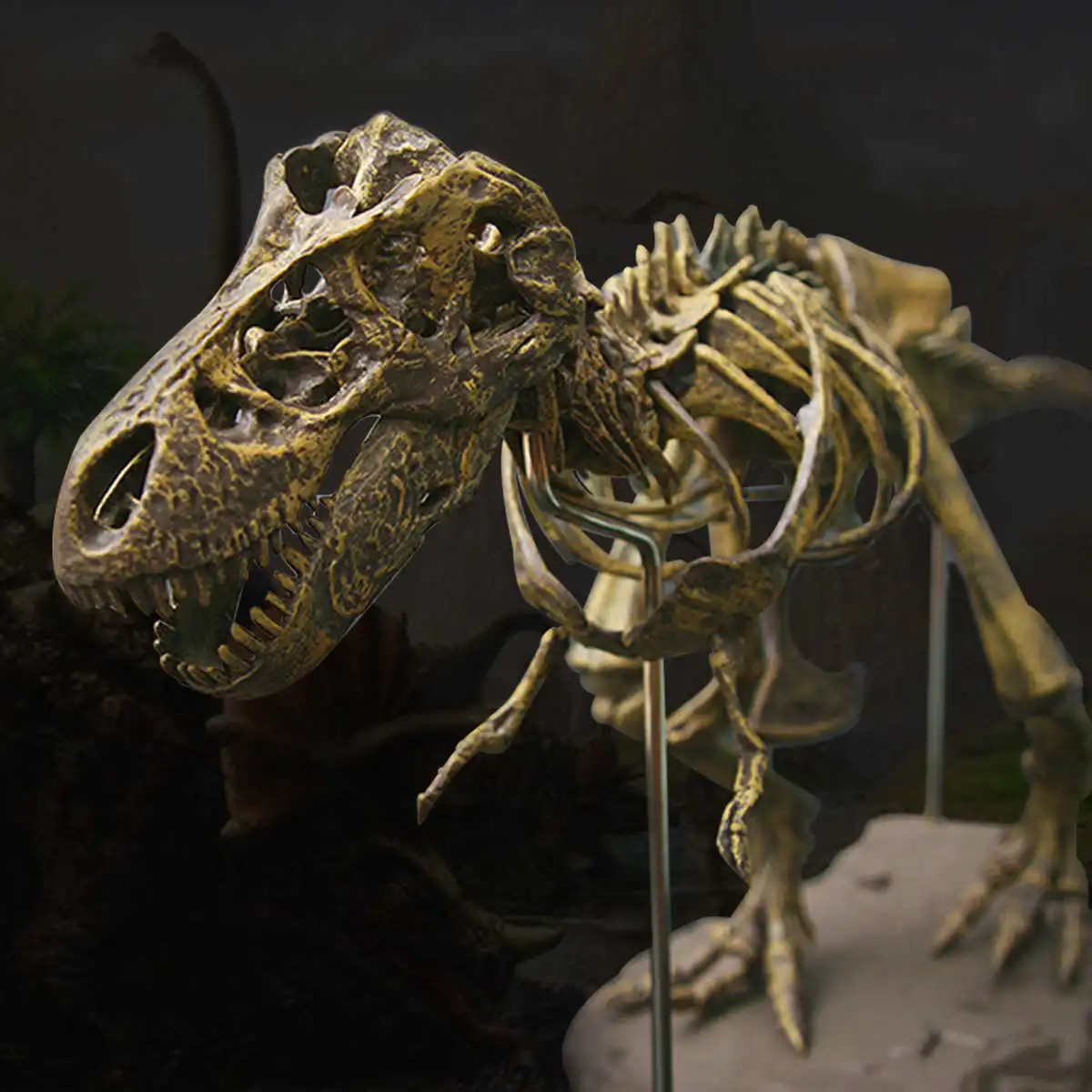 Dinosaur 4D 2" /70 см ПВХ сборка Скелет динозавр моделирование животных модель игрушки подарки Детские Развивающие научная игрушка - Цвет: Dinosaur