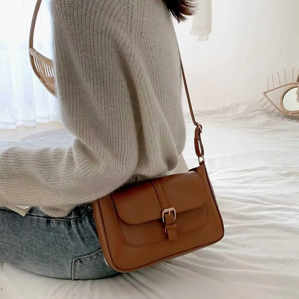 Женская зимняя новая модная сумка простая сумка-мессенджер в стиле ретро женские