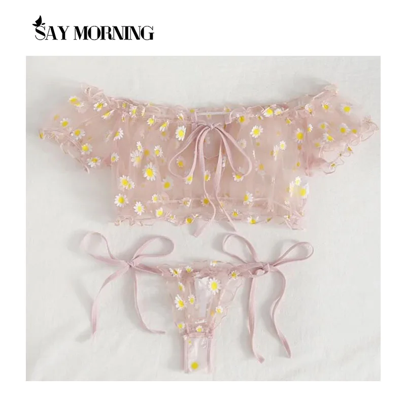 Комплект женского кружевного белья SAY MORNING S/M/L/XL/XXL/XXXL/4XL|Комплекты нижнего белья| |