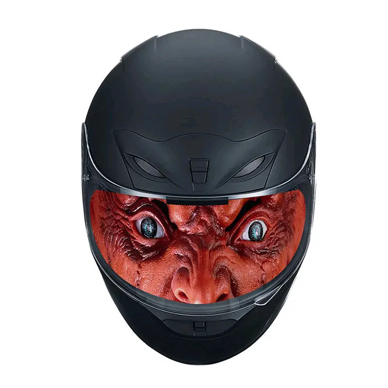 Декоративная наклейка на шлем съемная козырек для мотоциклетного шлема