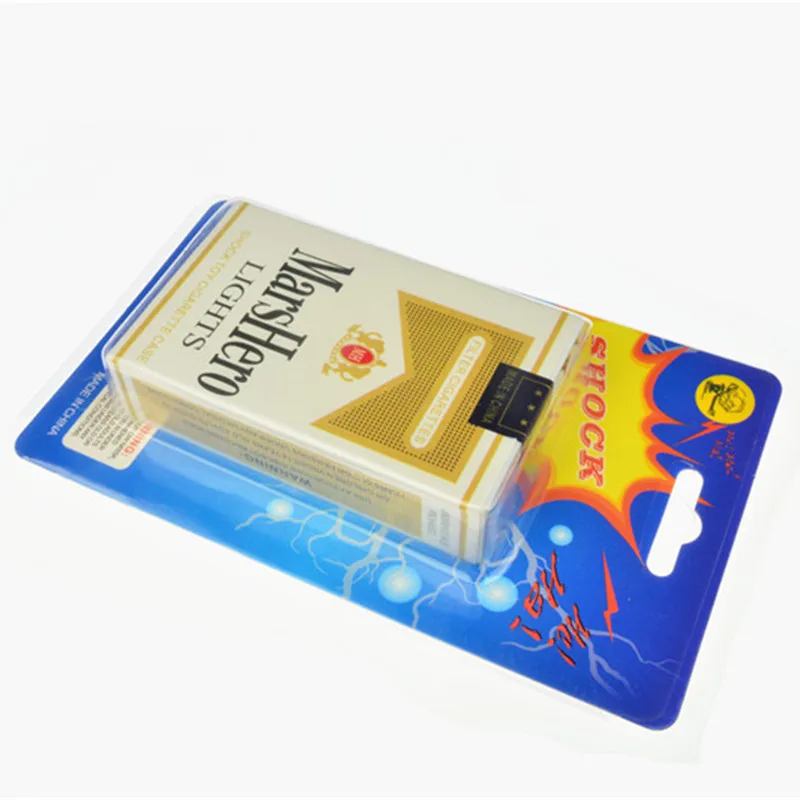 Электрическая коробка для сигарет игрушка электрический человек удар слизь