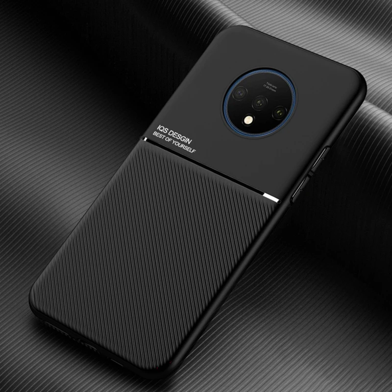 OceSap чехол для Oneplus 7T Pro Чехол автомобиля Magetic Twill ультра тонкая мягкая задняя