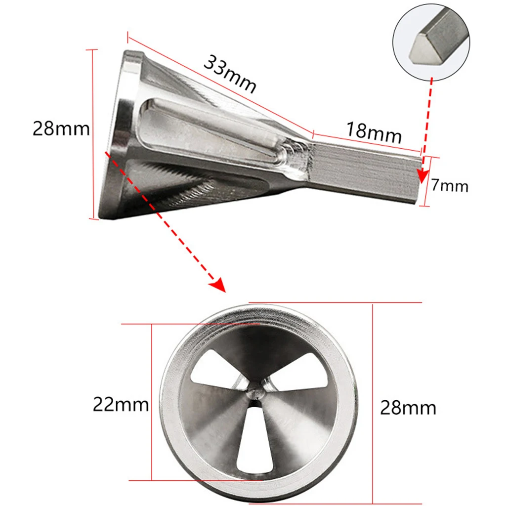 Сверло Буровое для зачистки внешний фаски хвостовик инструмент