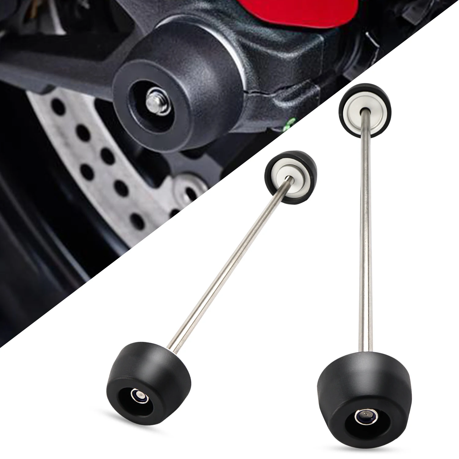 

For Ducati Monster821 Monster 821 Refit Motorcycle Accessories Front Rear Axle Fork Sliders Wheel Protection Crash Protector