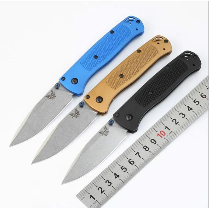 

Новый тактический складной нож Benchmade с алюминиевой ручкой уличные охотничьи защитные военные ножи карманный инструмент для повседневного ...