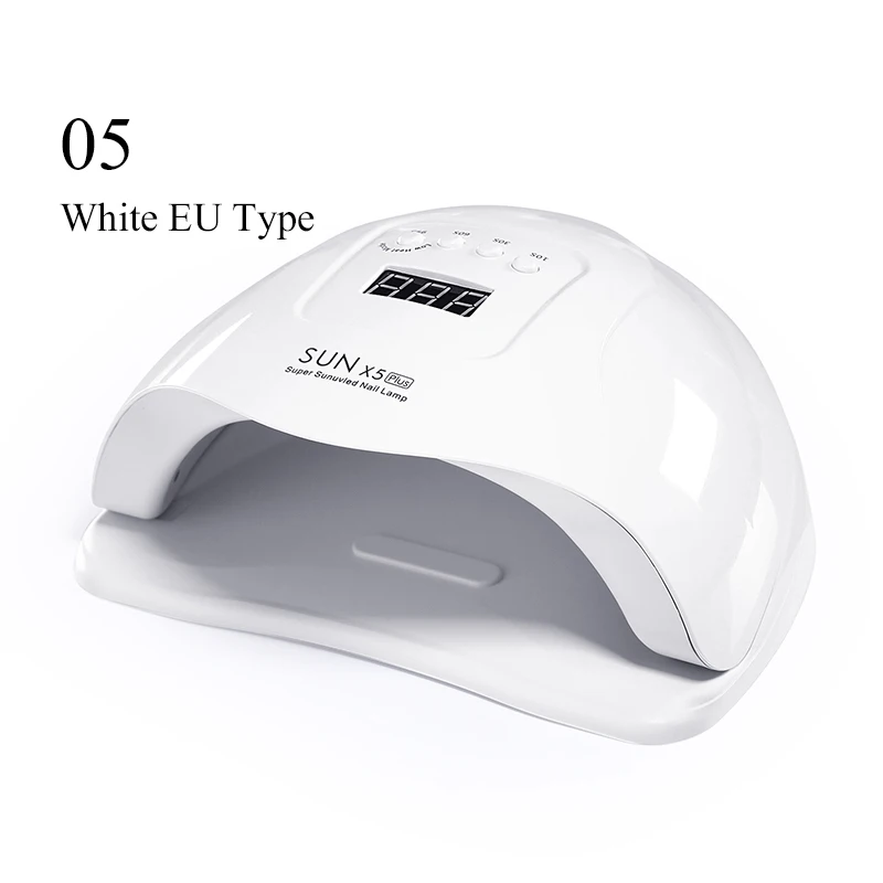 80w White EU Type От BORN PRETTY-светодиодная УФ-лампа для ногтей для сушки всех видов Гель-лак для ногтей 72/48/36/30/24/6W для ногтей Сушилка для ногтей Маникюр нейл-арта - Цвет: 80w White EU Type