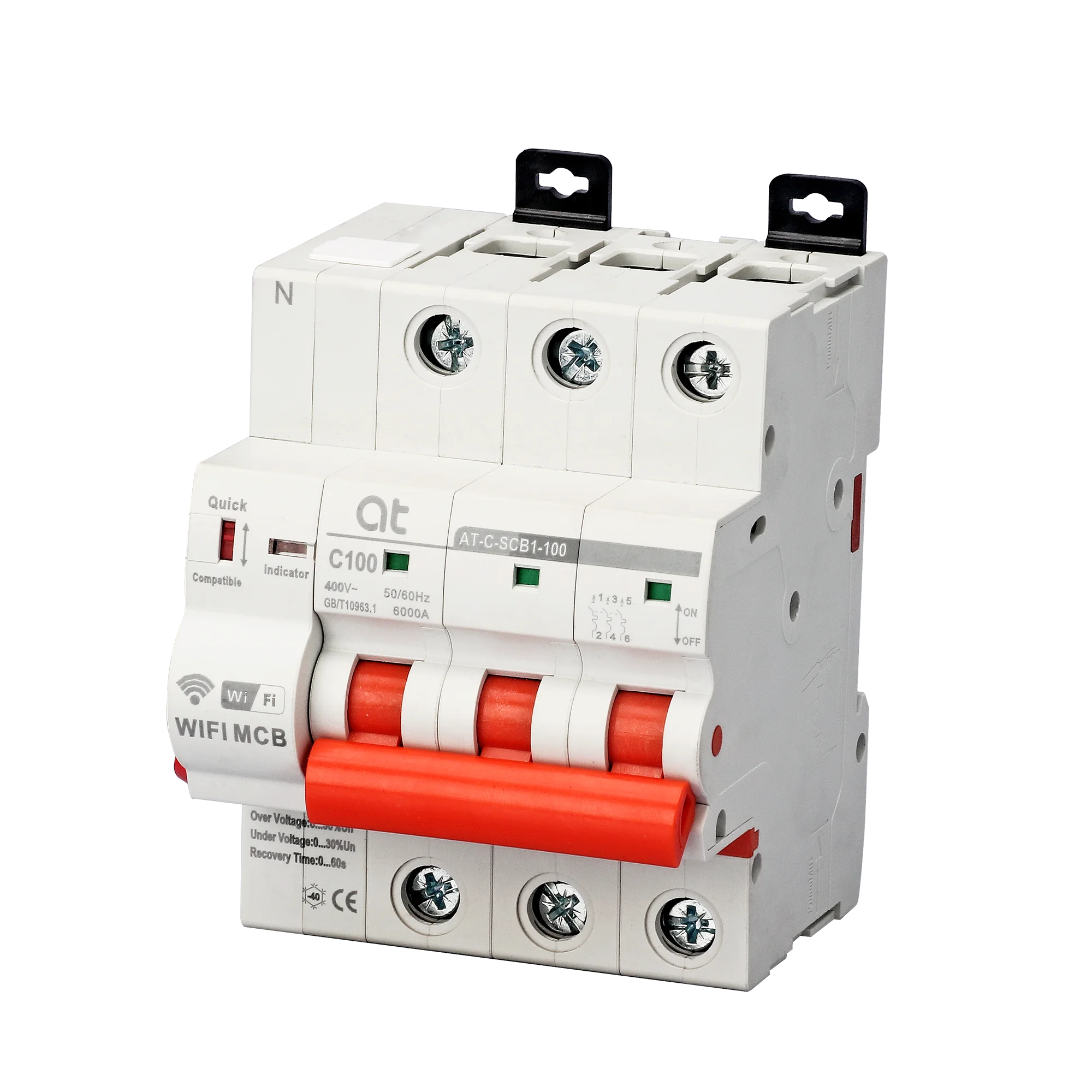 3P 35mm din rail Tuya WIFI Circuit Breaker TUYA APP Timer Remote Control Wireless Intelligent Automatic Smart Switch | Обустройство