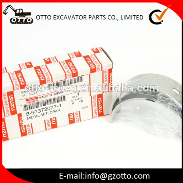 

4JJ1 Main Bearing Set 8-97387965-0 8973879650 897387-9650 Main Shaft Bearing