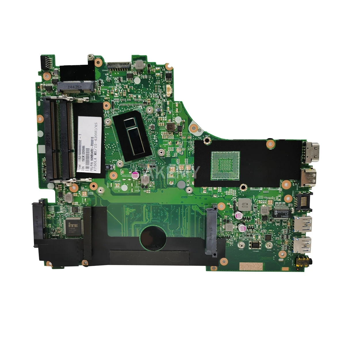 Материнская плата Akemy X750JB для For Asus X750 X750J X750JN K750JB K750JN материнская ноутбука 100% i5-4200U