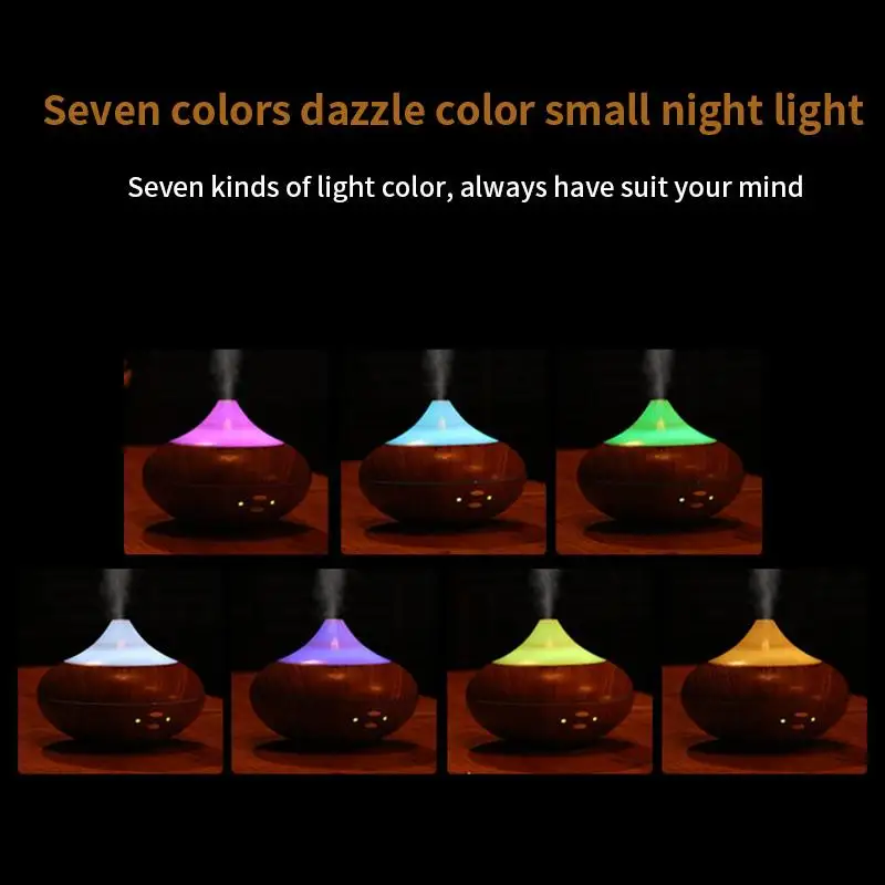 Новый светодиодный диффузор 7 цветов освежитель воздуха увлажнитель