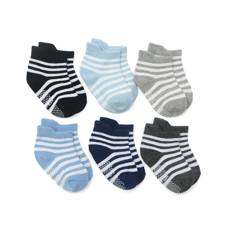 

KID'S Basic Children's Socks Baby Boys Pure Cotton Boat Socks