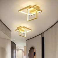 gold black modern ceiling lamp led for living room balcony hallway corridor aisles chandelier lighting entrance lighting indoor
