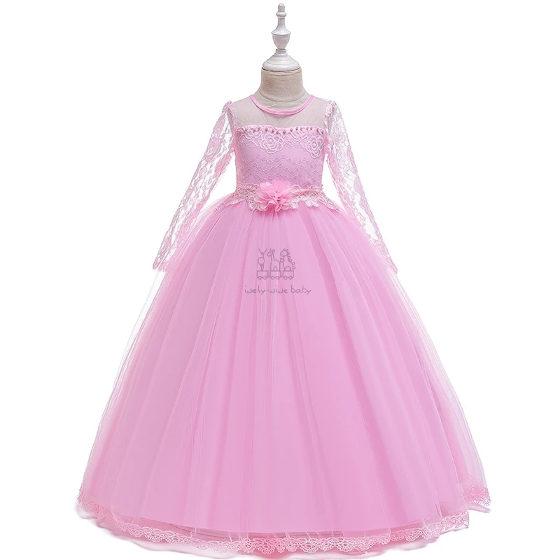 

Kids Dress For Girls Wedding Girls Dresses Elegant Lace dress Princess girldress Party Pageant Formal Gown For Teen Children