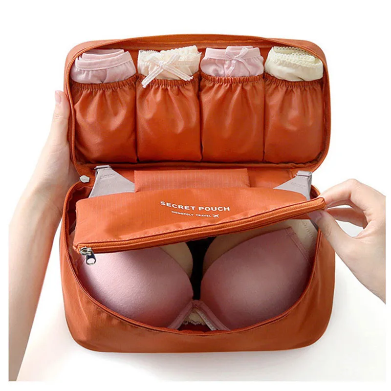

Folding Travel Waterproof Bra Receive Bag Underwear Box Drwaer Origanizers Six Colors Supply