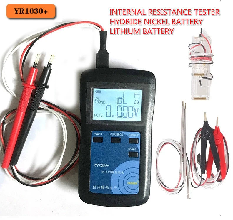 

New YR1030 Lithium Battery Internal Resistance Test Instrument 18650 Battery Nickel Hydride Hydrid Button Battery Tester