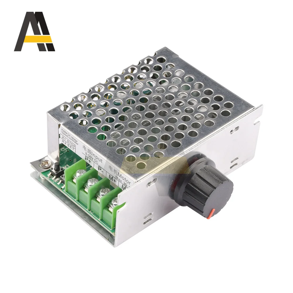 Постоянный ток, 8-50 в, 12 В, 24 В, 36 В, 48 В, 30 А, 12 кГц, ШИМ, двигатель постоянного тока 0-100%, стандартный цифровой контроллер скорости щеточного двигателя постоянного тока Постоянный ток, 8-50 в, 12 В, 24 В, 36 В, 48 В, 30 А, 12 кГц, ШИМ, двигатель постоянного тока 0-100%, стандартный цифровой контроллер скорости щеточного двигателя постоянного тока
