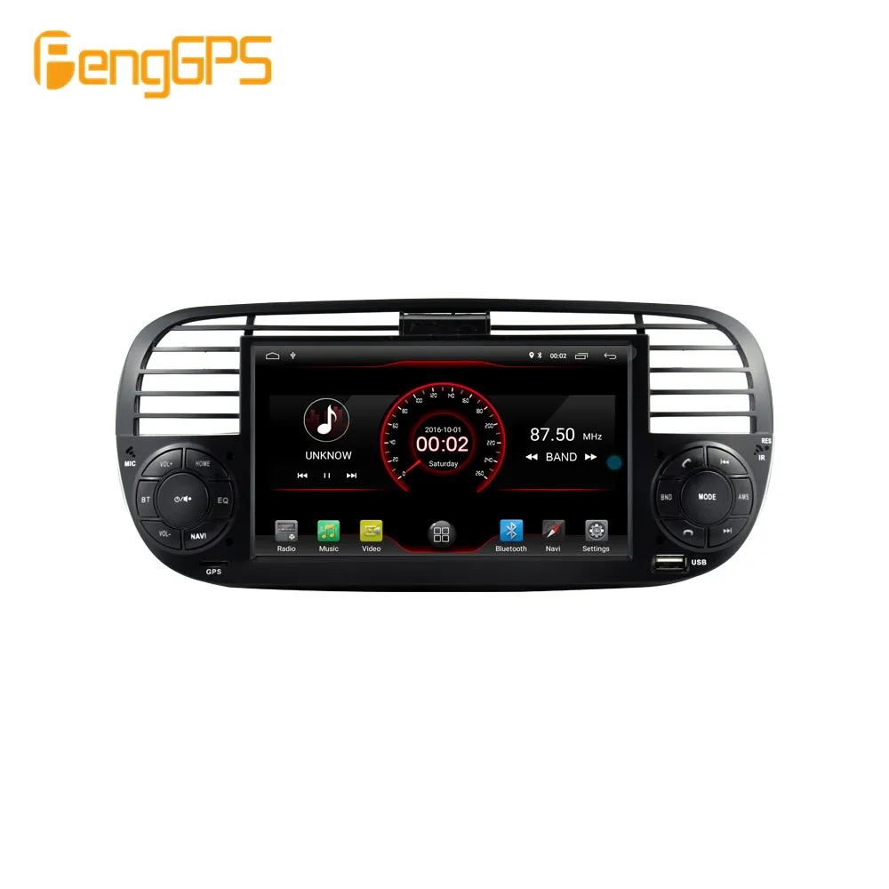 Android9.0 Автомобильный gps мультимедийный DVD плеер для FIAT 500 2007 2008 2009 2010 gps навигация Авто Радио стерео с поддержкой Wi-Fi bluetooth радио