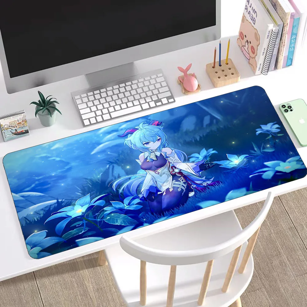 

Yuanshen Impact Mouse Pad Yuanshen Game Accessories Kawaii Pc Computer Keyboard Desktop Mouse Pad Xxl Lol Top Quality 400x900mm