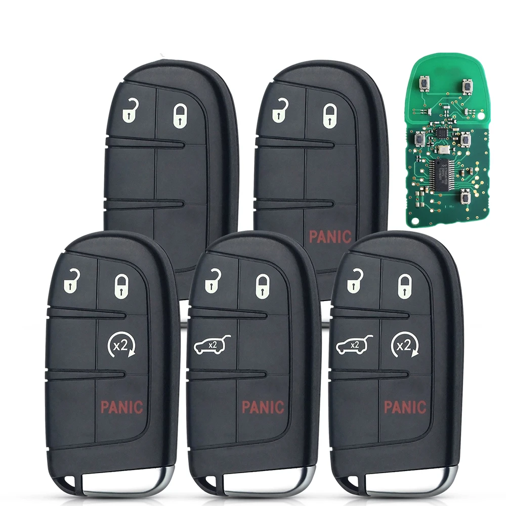 

Car Keyless Smart Remote Key for Jeep Grand Cherokee for FIAT for Chrysler RAM Intelligent Remote Key 433Mhz ID46 4A Chip