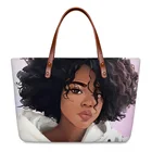 Женская сумочка HYCOOL в африканском стиле, черная крутая дамская сумочка с узором для девушек, Повседневная Удобная стильная модная женская сумка-тоут, 2020