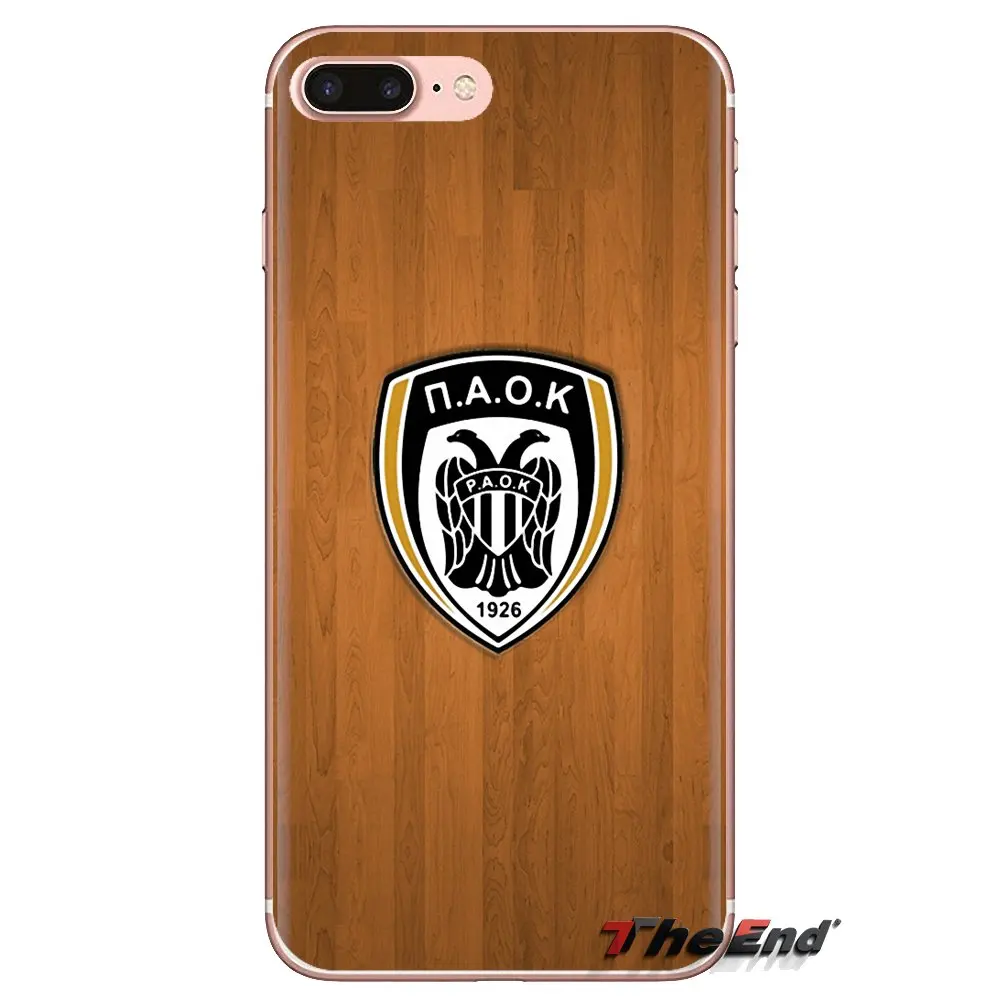ТПУ чехлы paok fc Салоники Футбол Логотип для huawei Honor 7X V10 6C V9 6A Play 9 mate 10 Pro Y7 Y5 P8 P10 Lite Plus