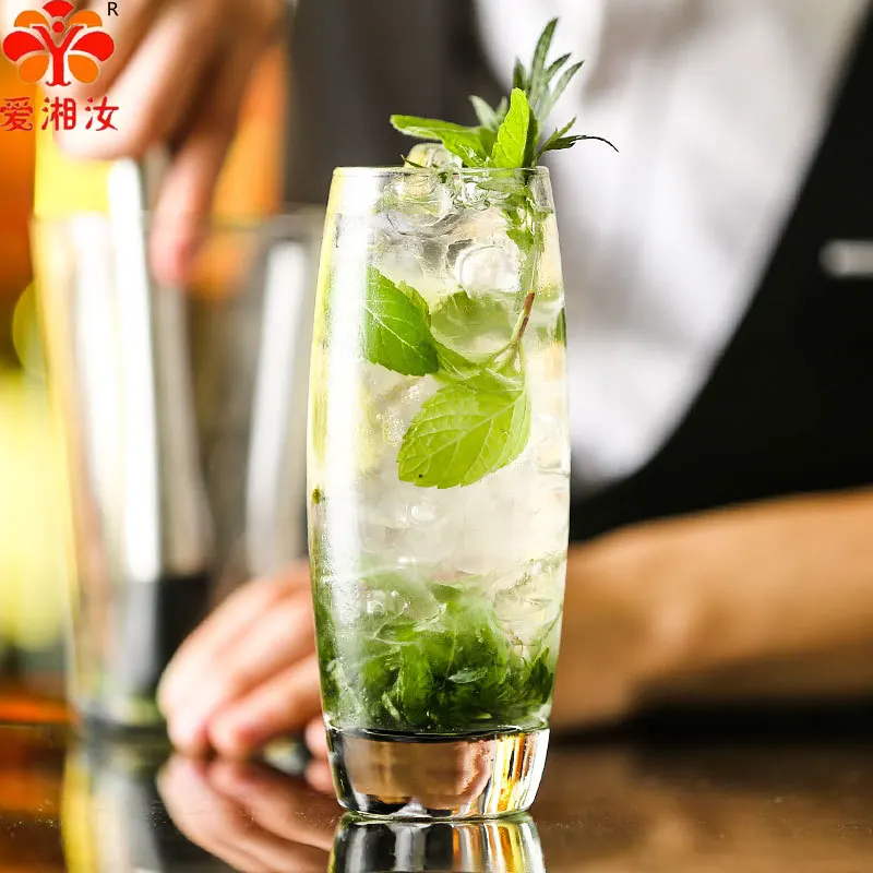 

Aixiangru Creative Fashion Glass Mojito Cocktail Ins Sparkling Wine Colin Juice Drink