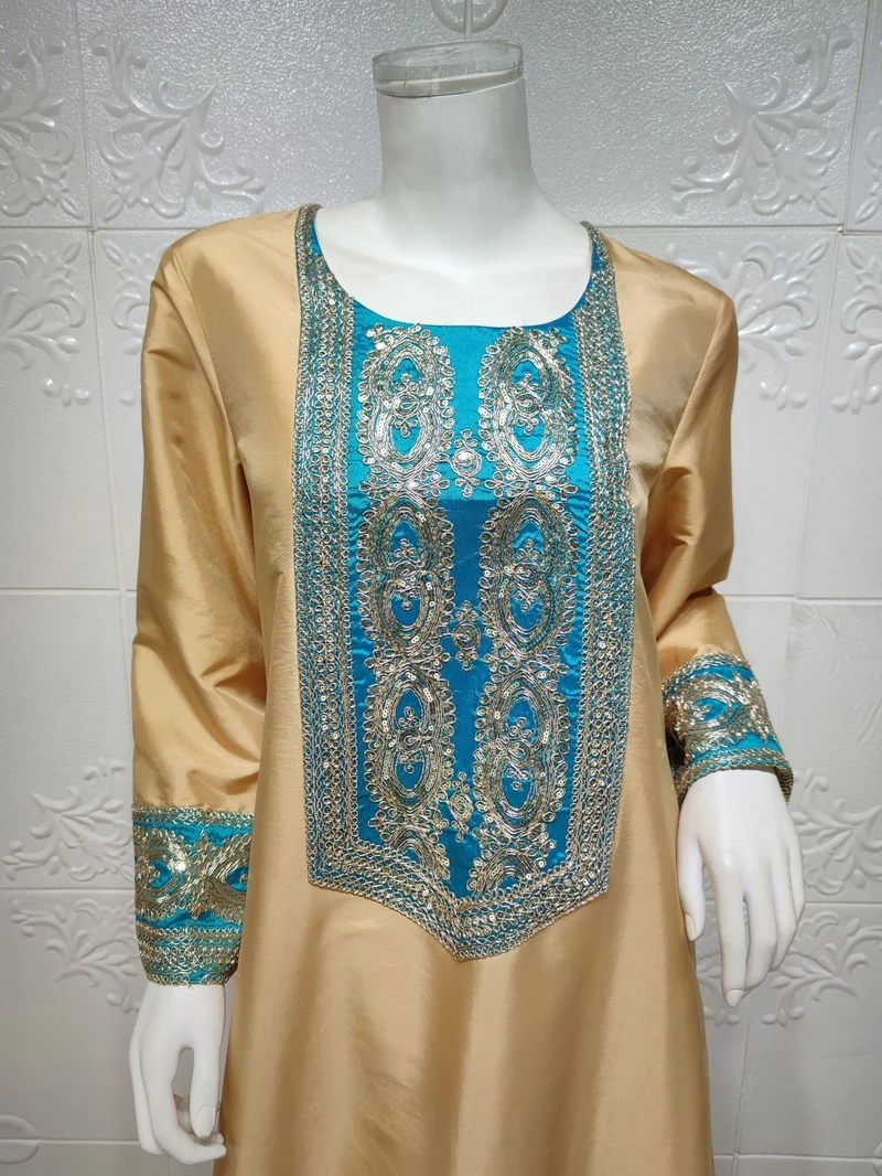 Kaftan Wedding Party Dress African Dresses For Women Muslim Evening Gowns Abaya Dubai Turkish Islamic Clothing Elegant Red Robe