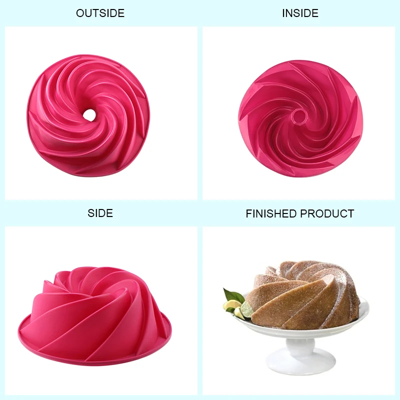 3D силиконовые формы для торта, кухонные формы для выпечки, DIY десерты выпечка, формы для торта, мусса, форма для выпечки, инструменты