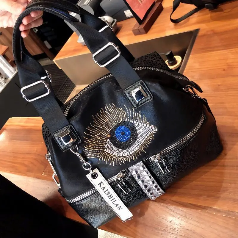 

Новинка 2021, Женская вместительная сумка из искусственной ткани, модная универсальная сумка-мессенджер через плечо