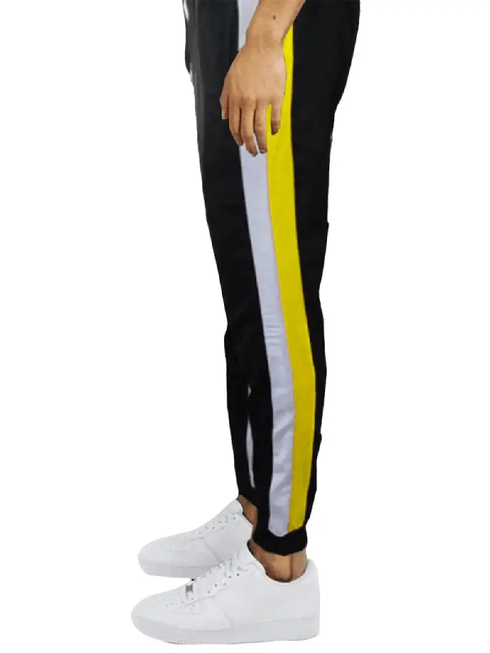 Loldeal Men Fashion Jogger Patchwork Hip Hop Slim Street Style Sports Fitness Pants |