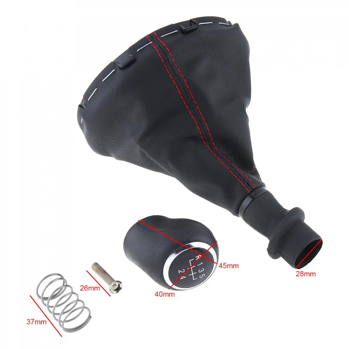 5 скоростная Черная Ручка рычага переключения передач автомобиля С Пылезащитным