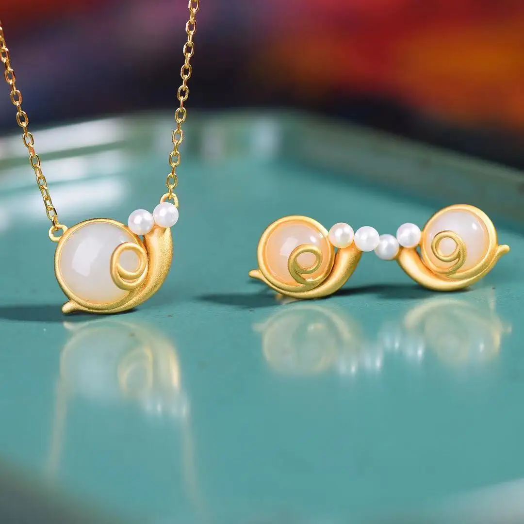 

Ожерелье с подвеской из натурального серебра 925 пробы