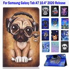 Tab A7 чехол для Samsung Galaxy Tab A7 10,4 дюймов 2020 выпуска SM-T500T505T505NT507 тонкий складной защитный чехол-подставка кожаный чехол