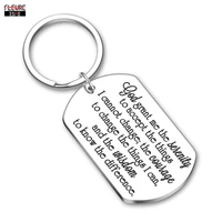 christian key chain serenity prayer gift sobriety recovery gifts for woman men teen boy girls religious gift keyring for him her