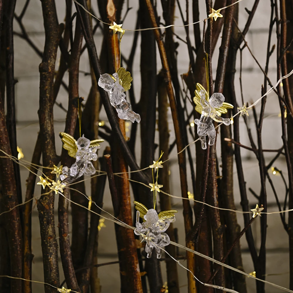 4 шт. декоративные подвески в виде ангелов|Кулоны и подвески| |