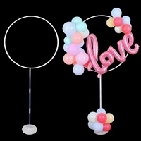 round balloon stand arch balloons wreath ring for wedding decoration baby shower kids birthday parties christmas balloon garland