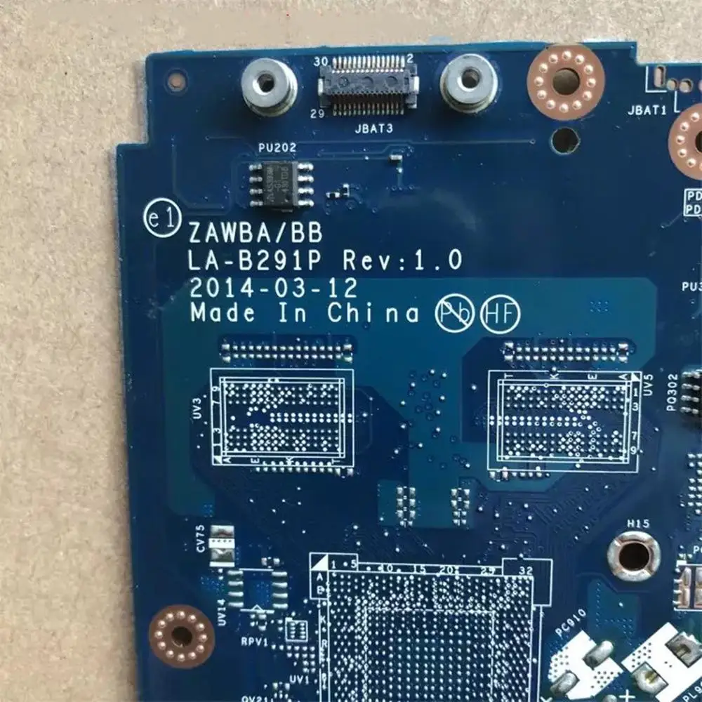 

MB 5B20G37223 para Lenovo B50-45 E50-45 N50-45 Laptop Motherboard E1-6010 CPU DDR3L 100% probado ZAWBA/BB LA-B291P REV 1.0
