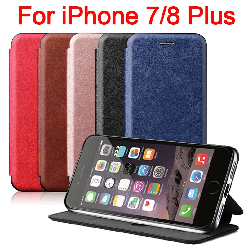 IP 7/8 плюс фолио-обложка с карманом и подставкой для iPhone 7, iPhone 8, iPhone 7 Plus, iPhone 8 Plus и iPhone X, бамперный чехол роскошный фундас.