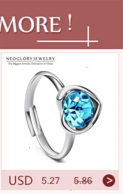 Neoglory Синий аутентичный Австрийский Кристалл Шарм Висячие серьги для женщин Подарки подруге модные ювелирные изделия Новинка JS9