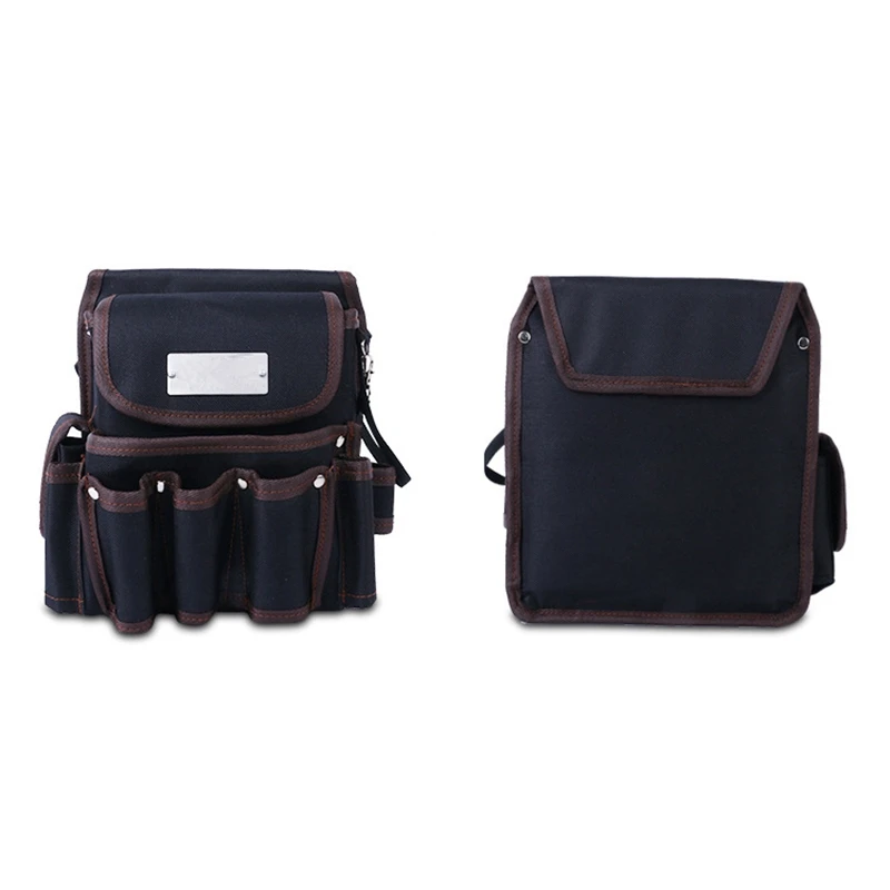

600D Waterproof Cloth Rivet Fixed Tool Bag Belt Utility Kit Pocket Pouch