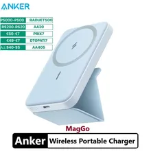 Anker 622 Magnetic Battery (MagGo), 5000mAh Foldable Magnetic Wireless Portable Charger and USB-C fo