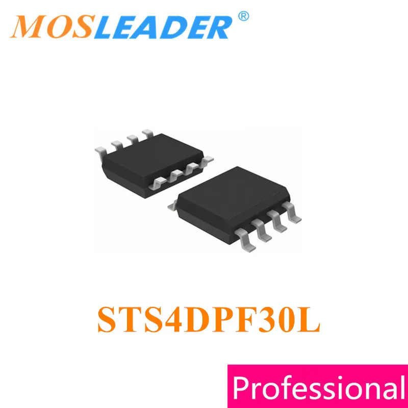 

Mosleader STS4DPF30L SOP8 100 шт. 1000 шт. двойной P-канал 30 в 4A STS4DPF30 Сделано в Китае высокое качество