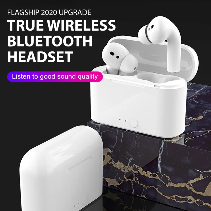 Беспроводные наушники Bluetooth 5 0 с зарядным устройством спортивные стереонаушники