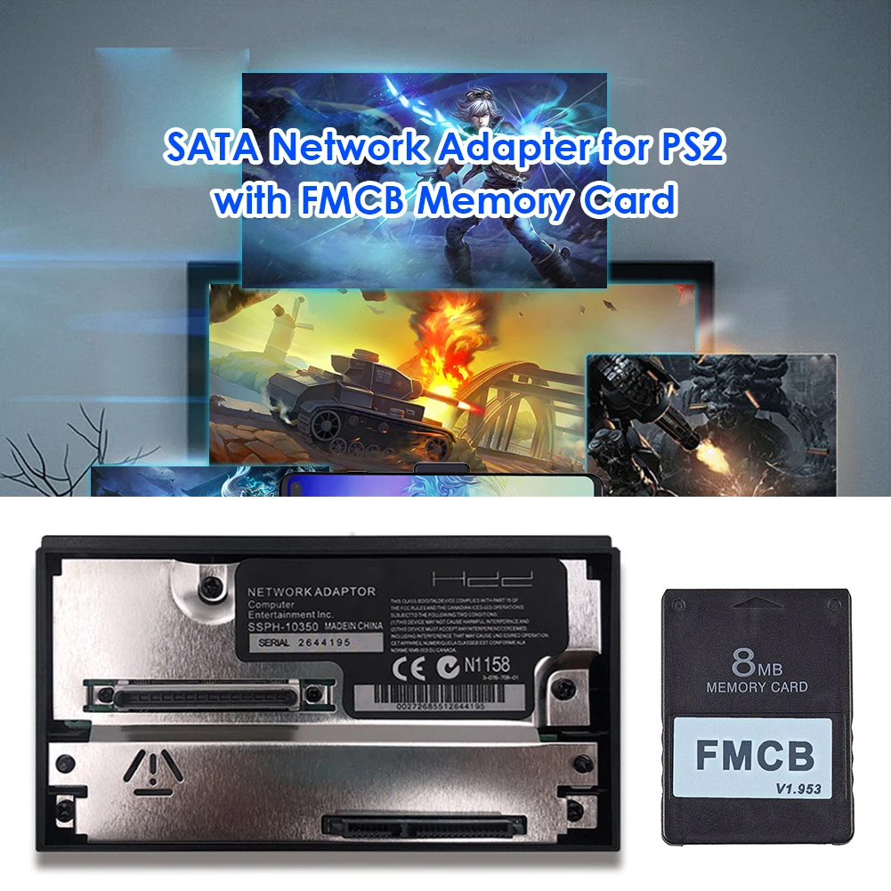 Сетевой адаптер SATA для игровой консоли Sony PS2 без гнезда IDE жесткого диска с