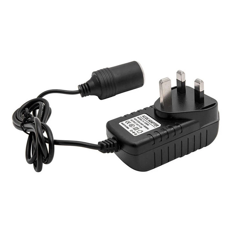 Портативный адаптер от 220 В до 12 запчасти для электрооборудования EU/UK/US |