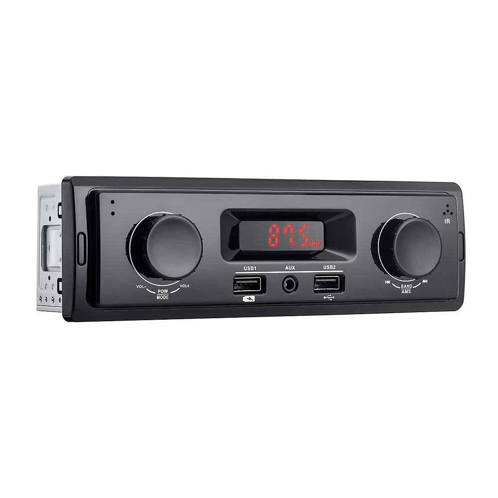 1 Din 12V автомобильное радио авто аудио стерео Поддержка FM Aux в приемнике USB MP3 радио плеер