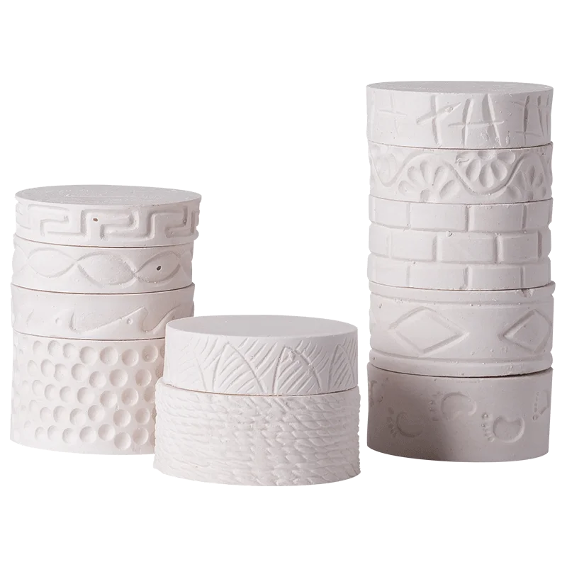 11 шт./компл. печатных грязи рулон креативные инструменты для гончарного дела с