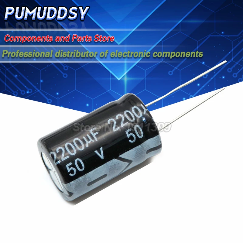 10 шт Высокое качество 50V2200UF 16*25 мм 2200 мкФ с алюминиевой крышкой 50В