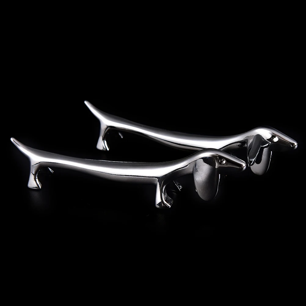 1 шт. Милая Собака Такса металлическая пилочка для ногтей кисть стойки держатель